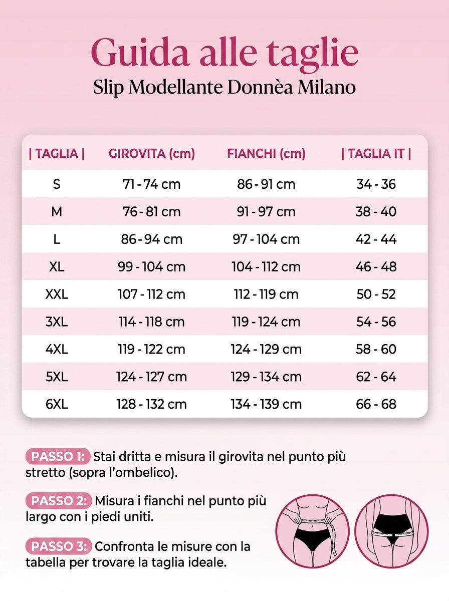 Guida alle taglie Donnèa Milano