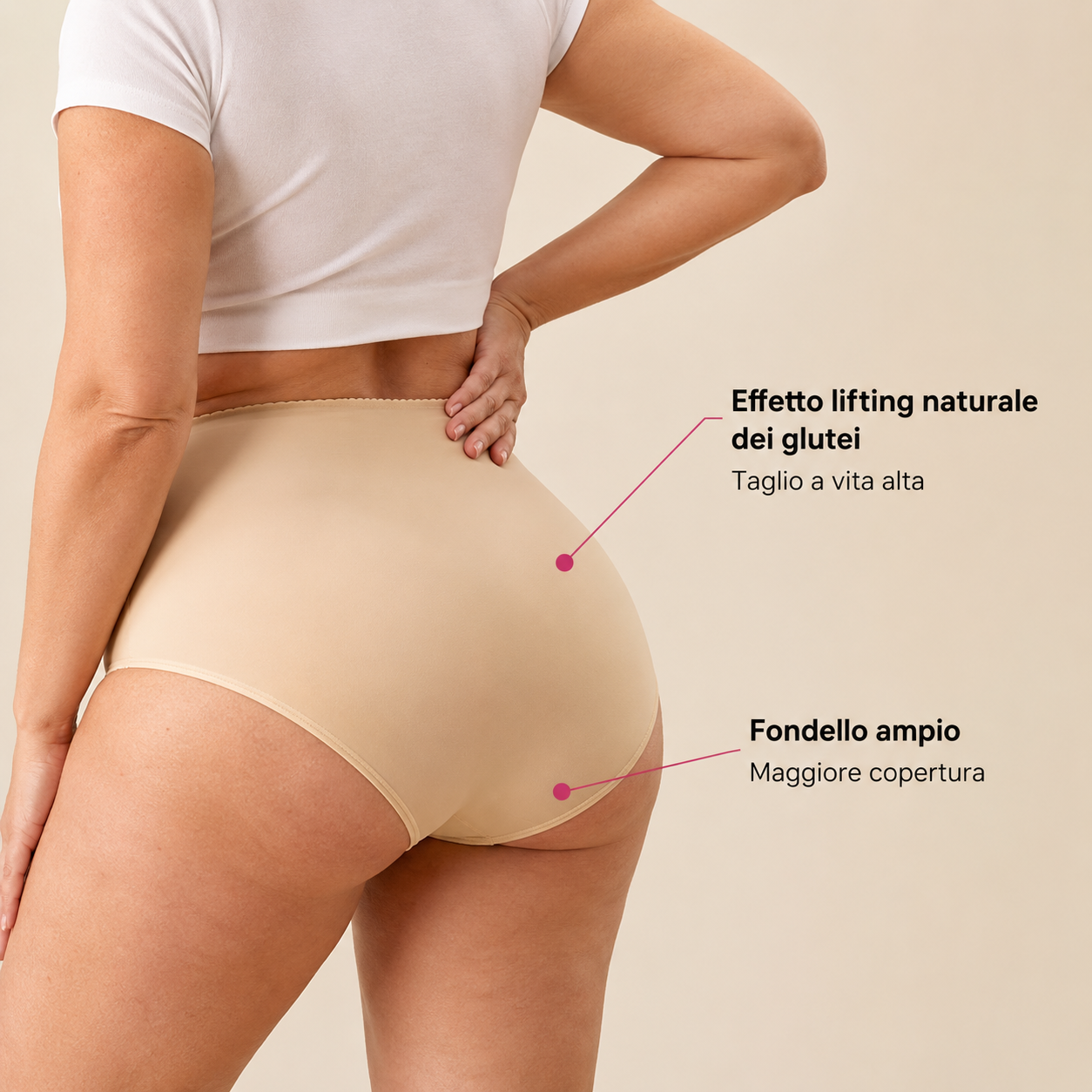 Effetto glutei sollevati e taglio a vita alta - Donnèa Milano